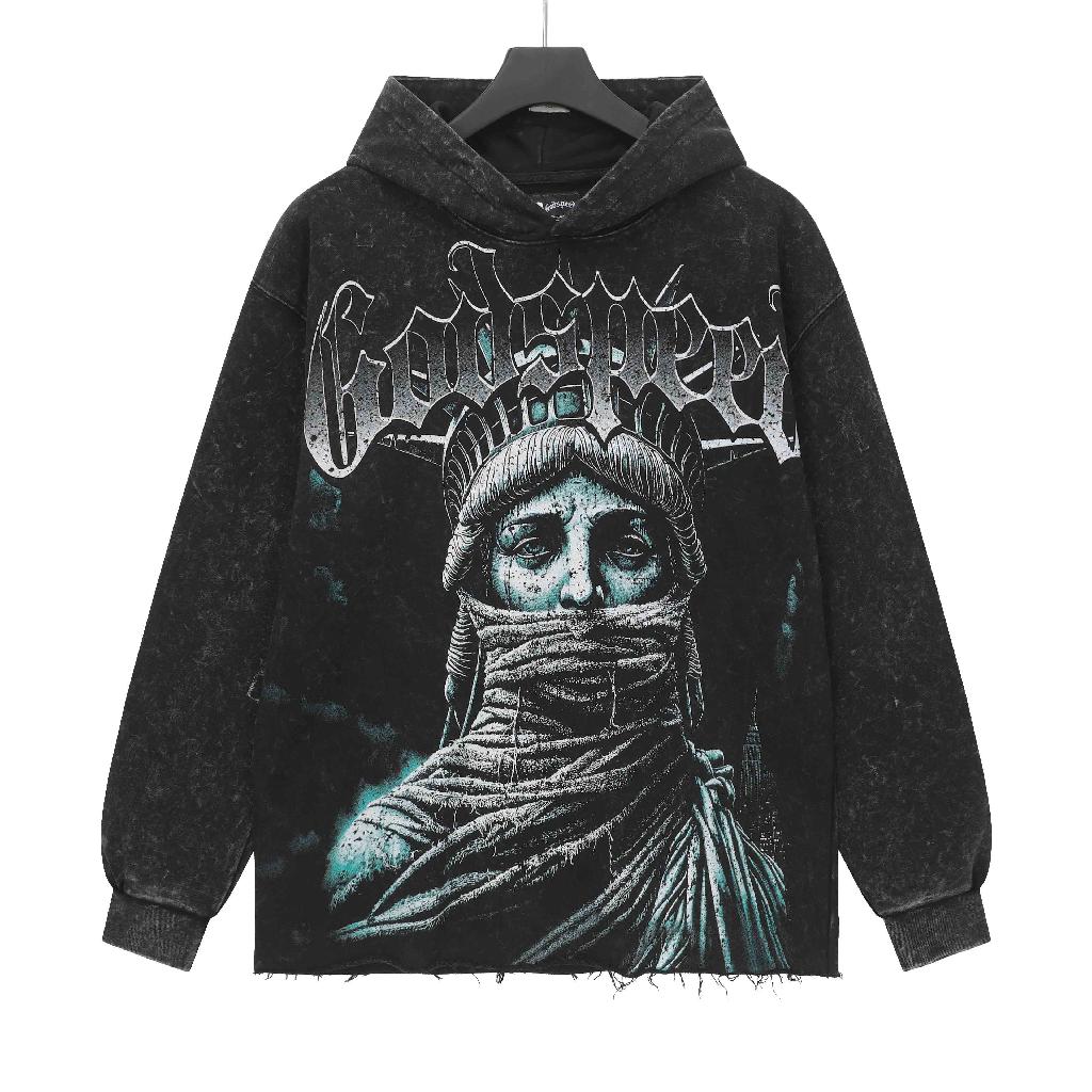 GODSPEED Statue Of Liberty Black Hoodie