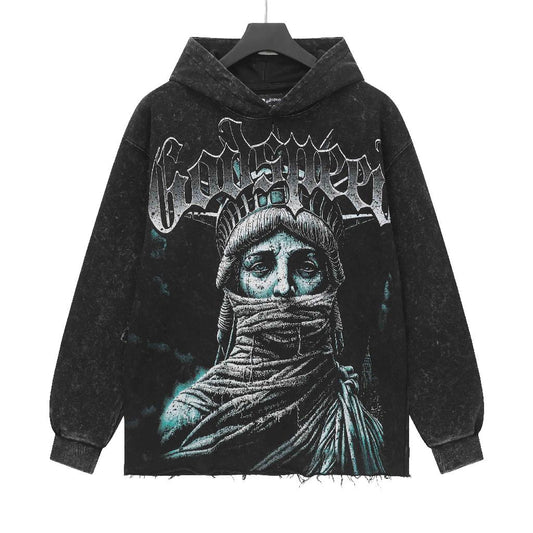 GODSPEED Statue Of Liberty Black Hoodie