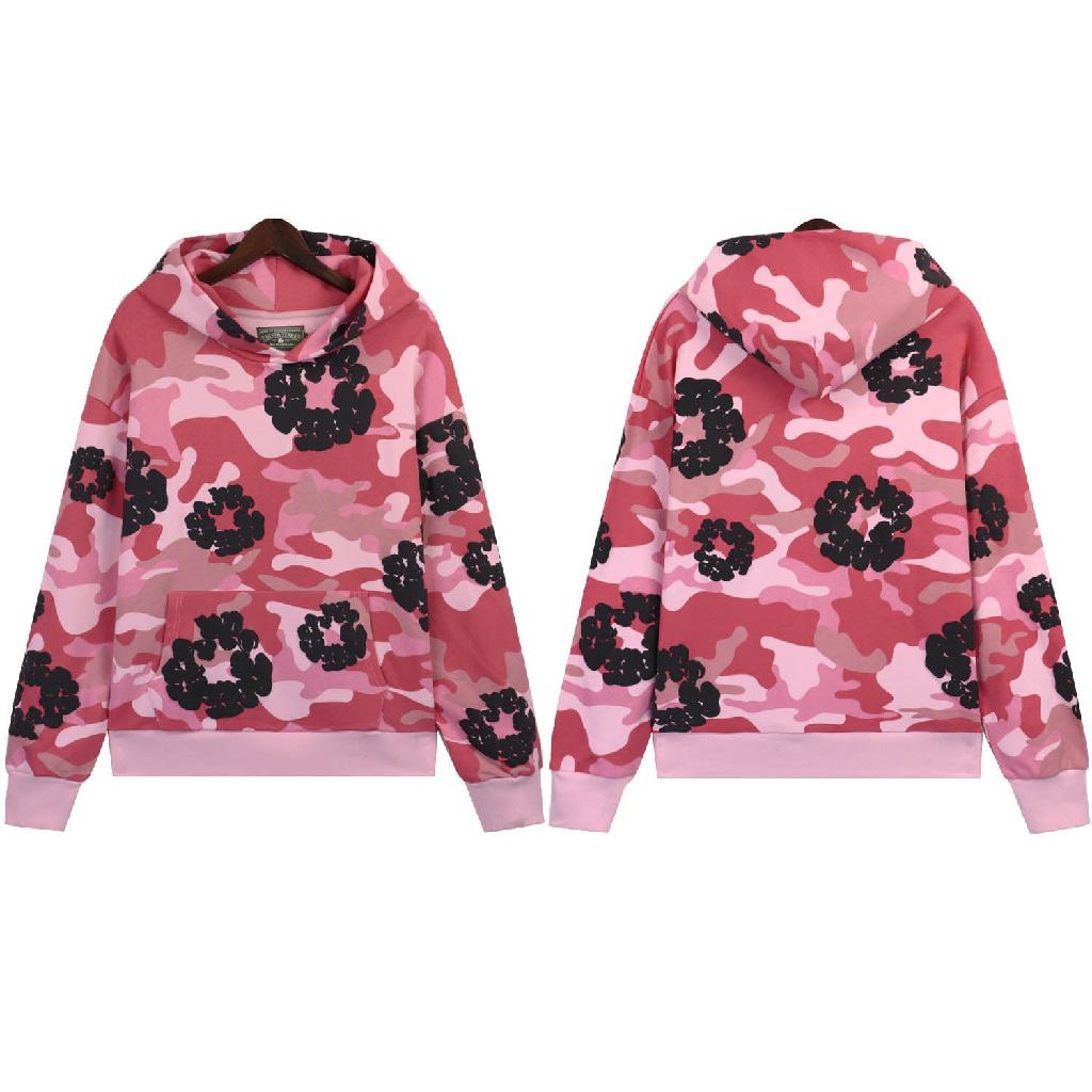Denim Tears Cotton Wreath Camouflage Pink Tracksuit