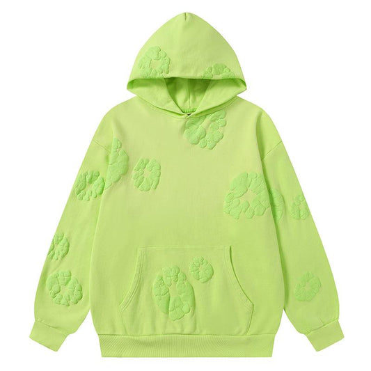 Denim Tears Kapok Flower Pattern Printed Green Tracksuit