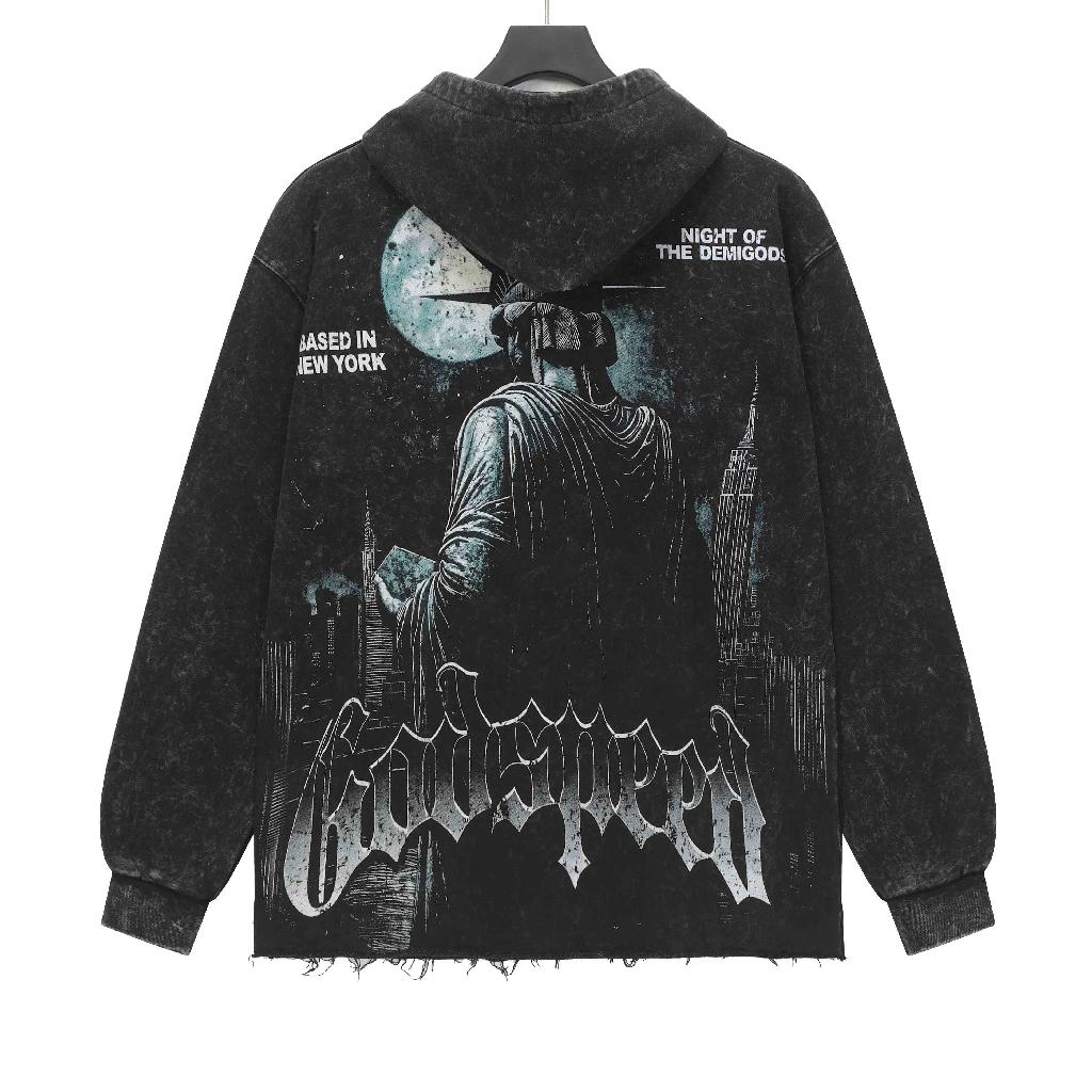 GODSPEED Statue Of Liberty Black Hoodie